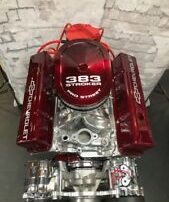383 R STROKER CRATE ENGINE 515HP SBC A/C ROLLER TURNKEY NEW 383 383 383 383 383