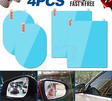 4PCS Rainproof Car Rearview Mirror Sticker Anti-fog Protective Film Rain Shield