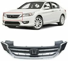 New Front Bumper Radiator Upper Chrome Grill For Honda Accord 2013 2014 2015