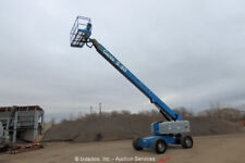 2005 Genie S-80 80′ 4WD Diesel Telescopic Boom Lift Man Aerial Platform bidadoo