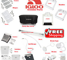 IGLOO COOLER PARTS HINGE LATCH DRAIN PLUG LID STRAP CAP HANDLE STAINLESS STEEL