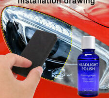 Pro Car Headlight Lens Restoration Repair Kit Polishing Cleaner Cleaning Sponge