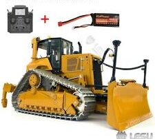 Metal RC Bulldozer 1/14 LESU Aoue DT60 Hydraulic Remote Controlled Tracked Truck
